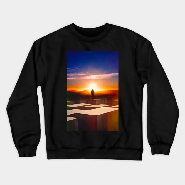 The Uneasy Path Crewneck Sweatshirt by SeamlessOo